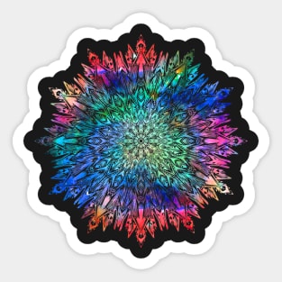 Rainbow Mandala Sticker